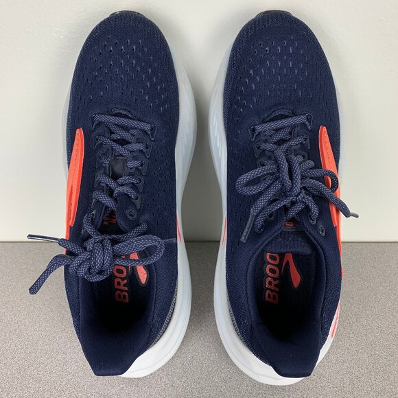 Brooks Glycerin Max Women's 8.5 B Peacoat/Blue Ribbon/Hot Coral Running Shoes - Picture 5 of 16